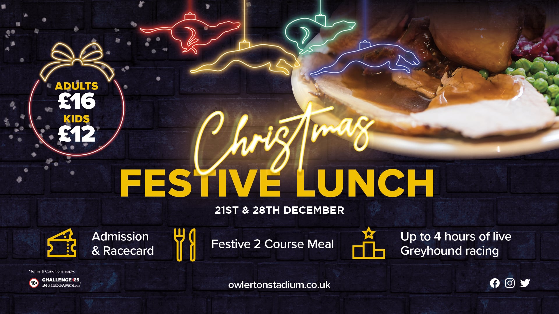 Greyhounds & Garlands: Why Owlerton Stadium is the Best Christmas Night Out in Sheffield! - Owlerton Stadium