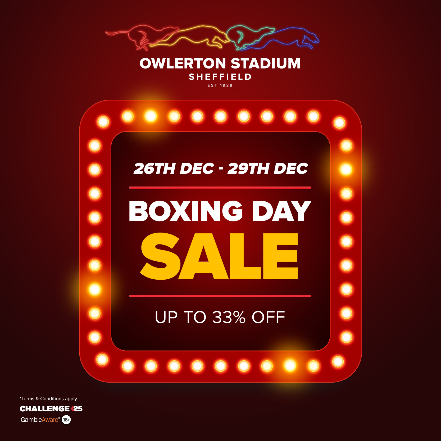 Boxing Day Sale - Owlerton Stadium